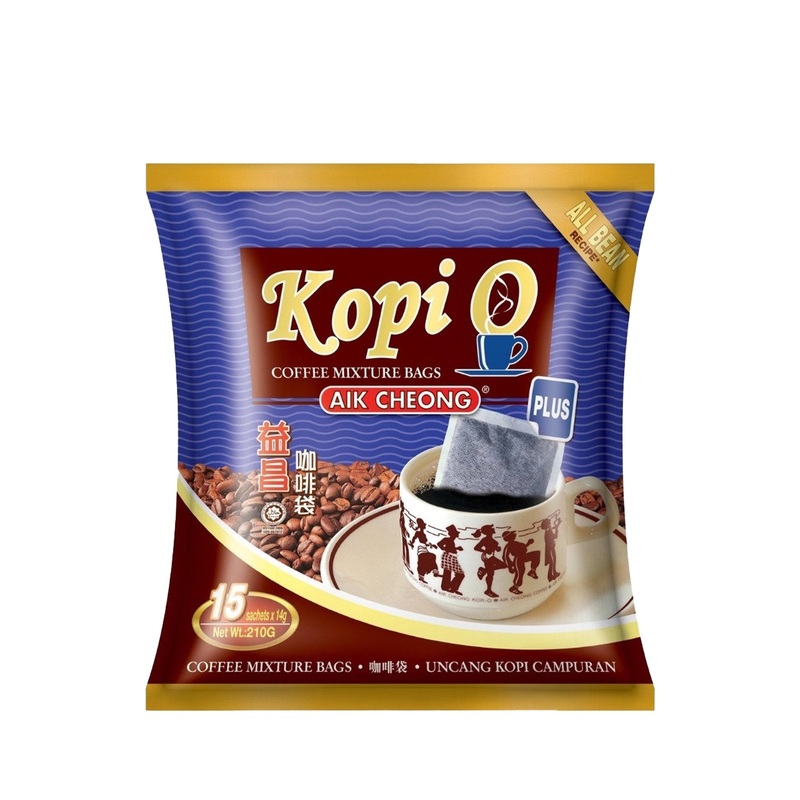 AIK CHEONG KOPI-O BAG PLUS 15X14G