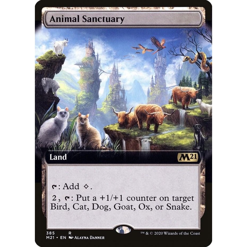 Animal Sanctuary (Extended Art) – Core Set 2021 #385