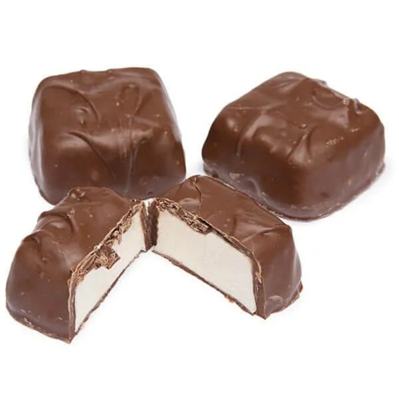 Asher’s Milk Chocolate Covered Jumbo Marshmallows: 5LB Box