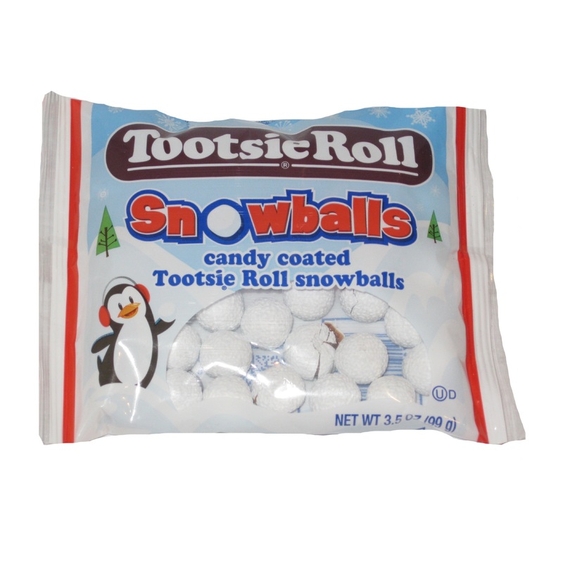 Christmas Tootsie Roll Snowballs 3.5oz bag