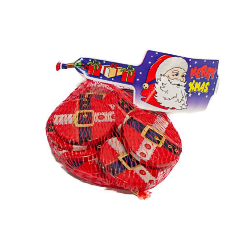 Christmas Milk Chocolate Santa Belt Coins