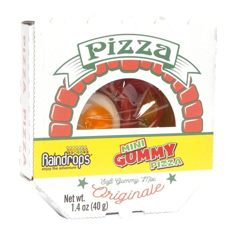 Raindrops Gummy Pizza  Mini (Tiny Size)  1.4oz