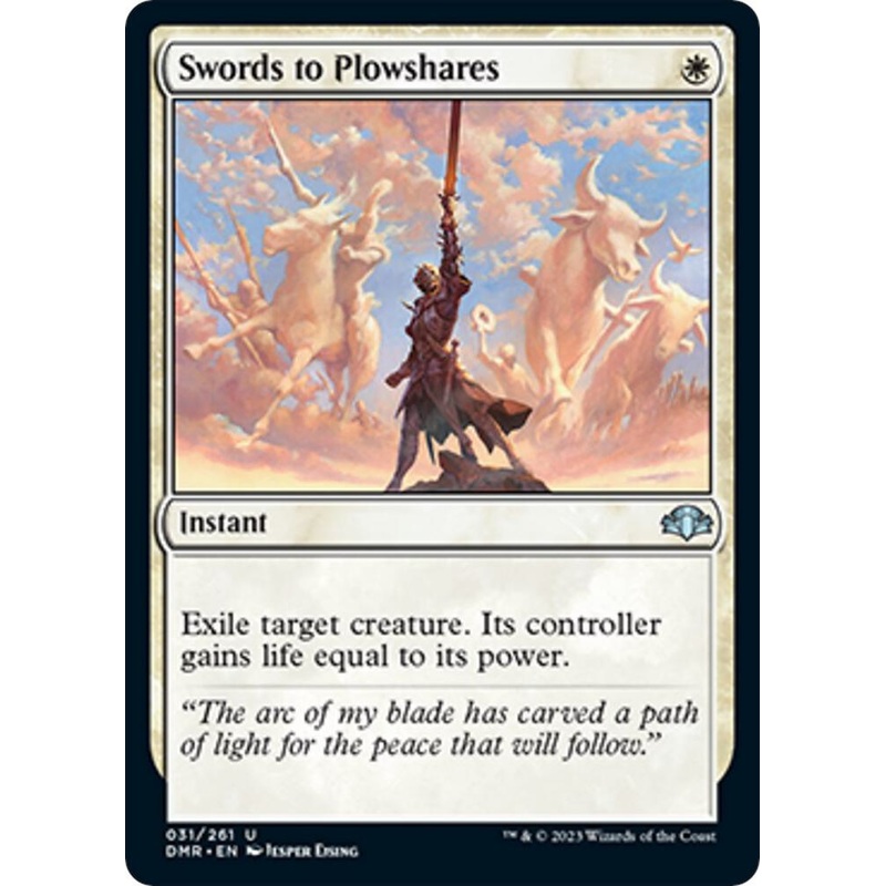 Swords to Plowshares (Foil) – Dominaria Remastered #031/261