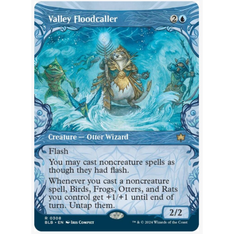 Valley Floodcaller (Showcase) – Bloomburrow – #0308