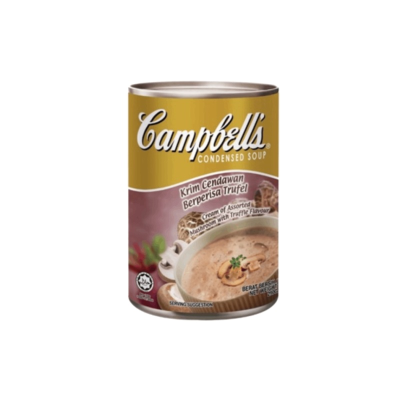 CAMPBELL’S CREAM OF ASST MUSHROOM W TRUFFLE 290G