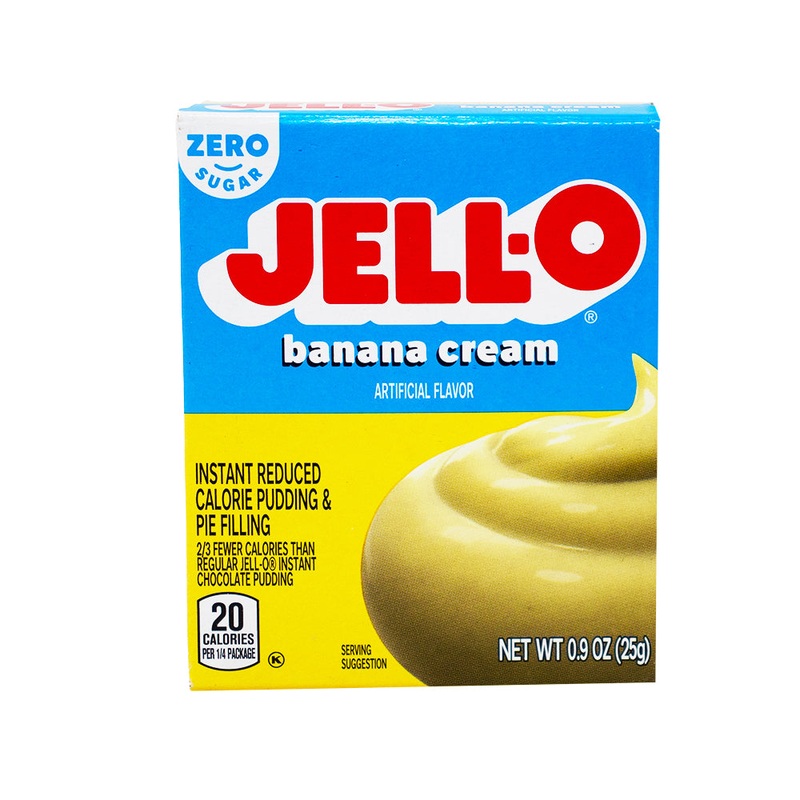 Jell-O Instant Pudding Sugar Free Banana – 1oz