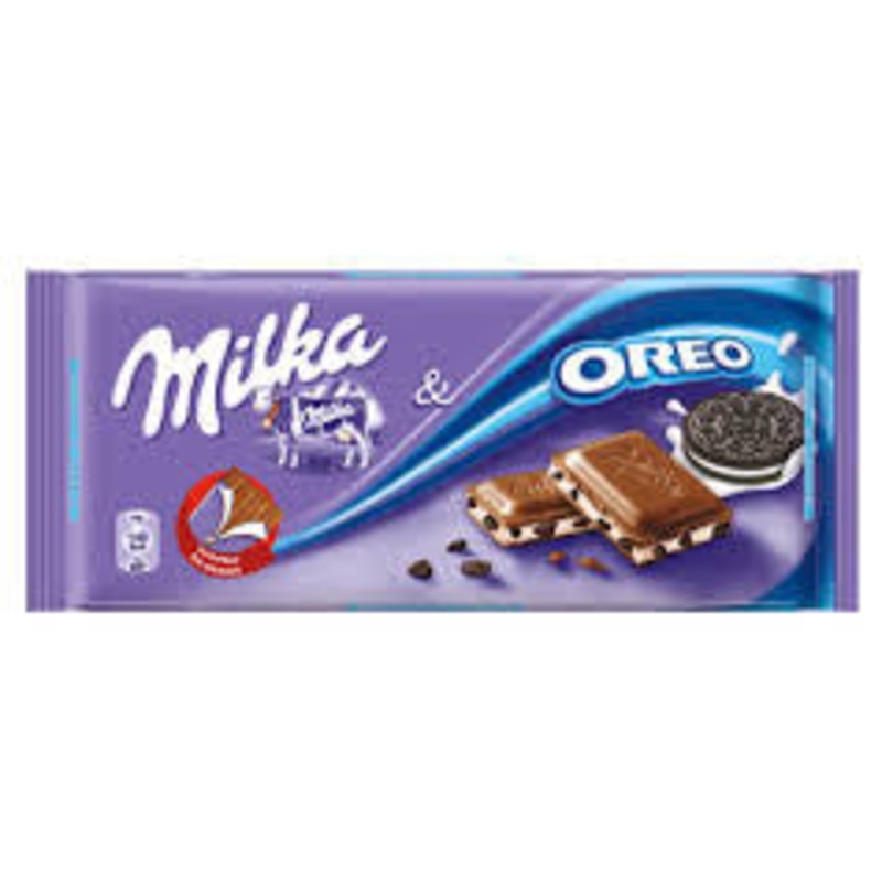 Milka OREO Alpine Milk Chocolate Bar 100g
