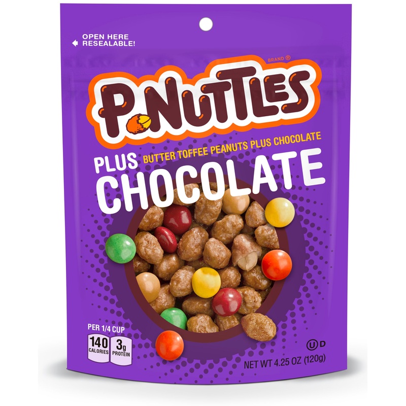Pnuttles Plus Chocolate Mix 4.25oz bag 4.25oz Bag