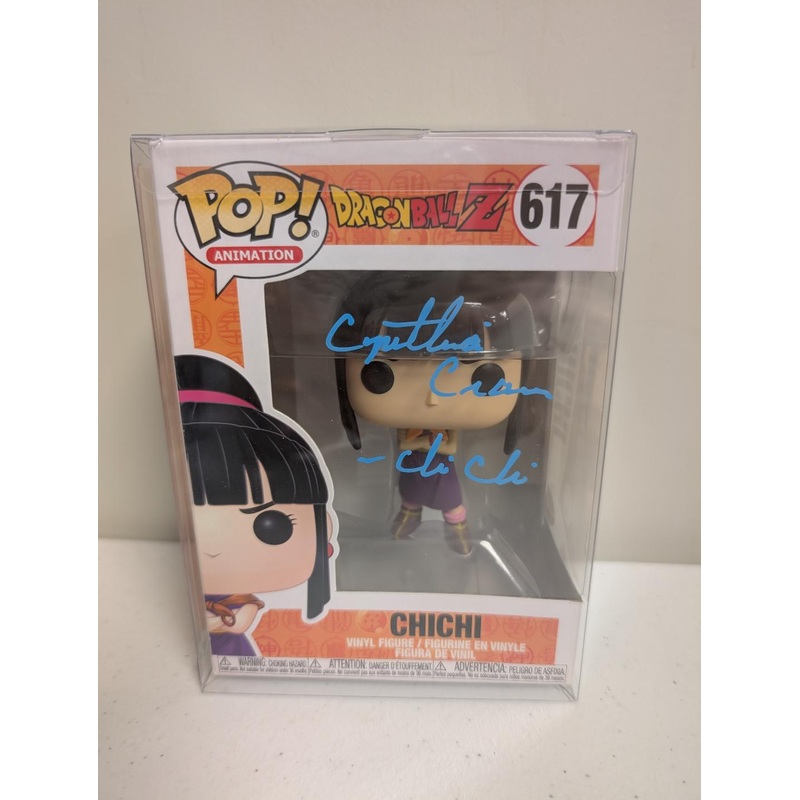 (SIGNED by Cynthia Cranz JSA Cert# EE88776) Funko Pop! Animation: Dragonball Z – Chichi #617 (Copy)