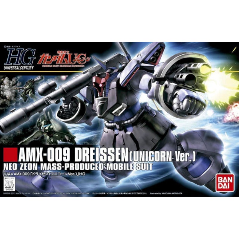 #124 Dreissen (Unicorn Ver) – “Gundam UC” Bandai Hobby HGUC 1/144