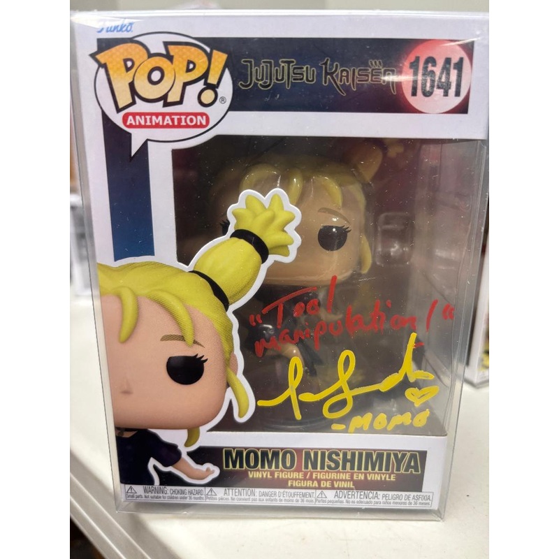 Funko Pop!: POP Anime: JJK – Momo Nishimiya 1641 (AUTOGRAPHED by Tara Sands) (OC60487)