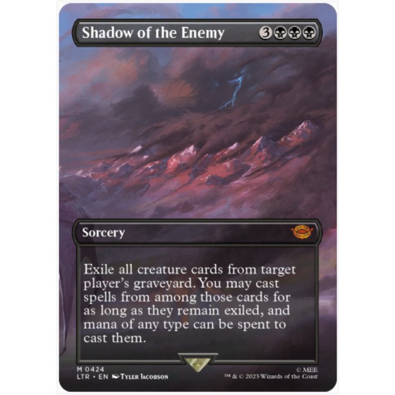 Shadow of the Enemy (Borderless) – Universes Beyond: The Lord of the Rings: Tales of Middle-earth – #0424