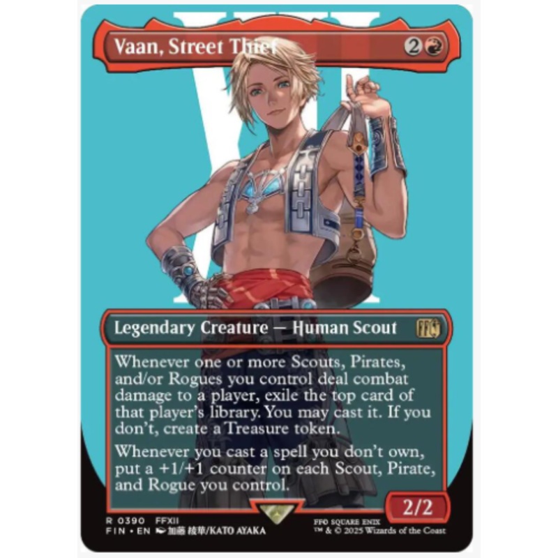 Vaan, Street Thief (Borderless) – Final Fantasy – #0390