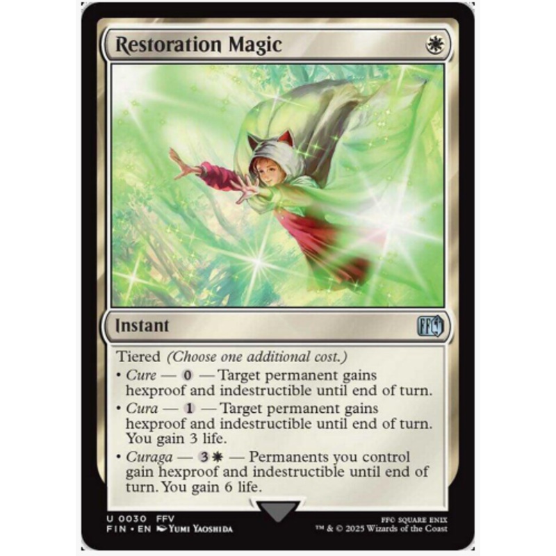 Restoration Magic (Foil) – Final Fantasy – #0030