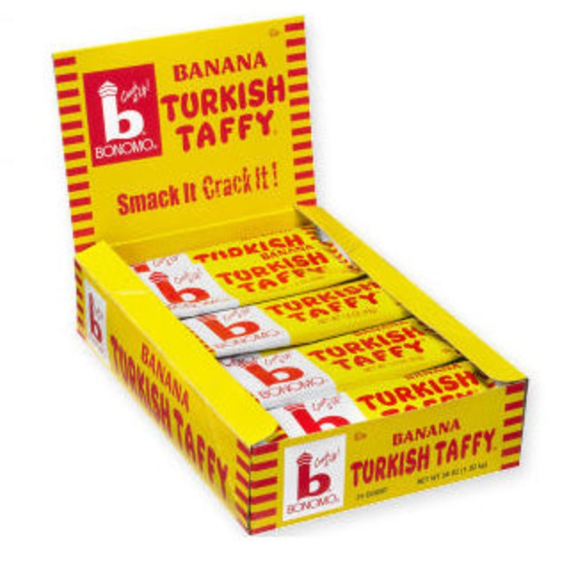 Banana Turkish Taffy by Bonomo – 24ct