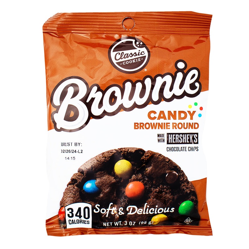 Classic Soft Baked Cookie Brownie with Hershey’s Candy Chips – 3oz