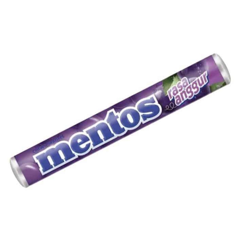 Mentos  Rasa Anggur (Grape)  29g  Imported