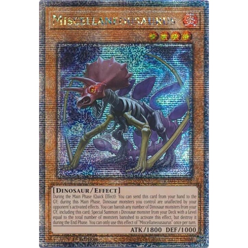 Miscellaneousaurus (Quarter Century Secret Rare) – RA04-EN022