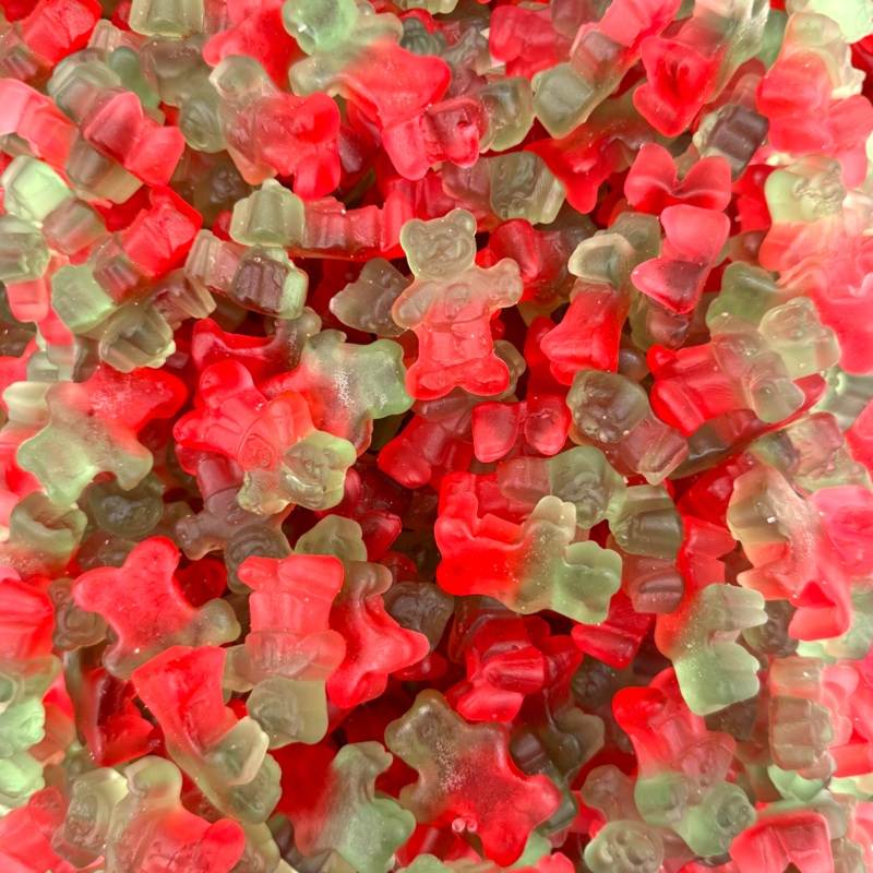 Sugar Free Strawberry Teddy Bears 125g (0.28lb)
