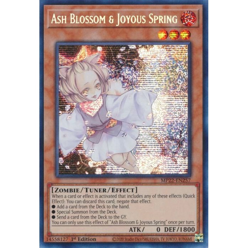Ash Blossom & Joyous Spring (1st Edition)- 2022 Tin of the Pharaoh’s Gods – MP22-EN257