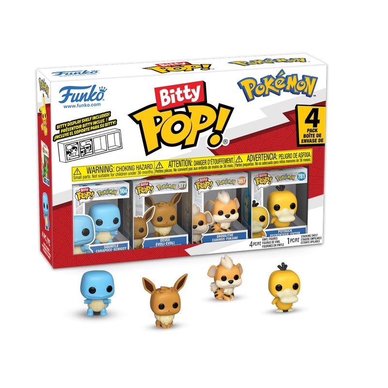 Funko Bitty POP! Pokemon: Squirtle 4pk