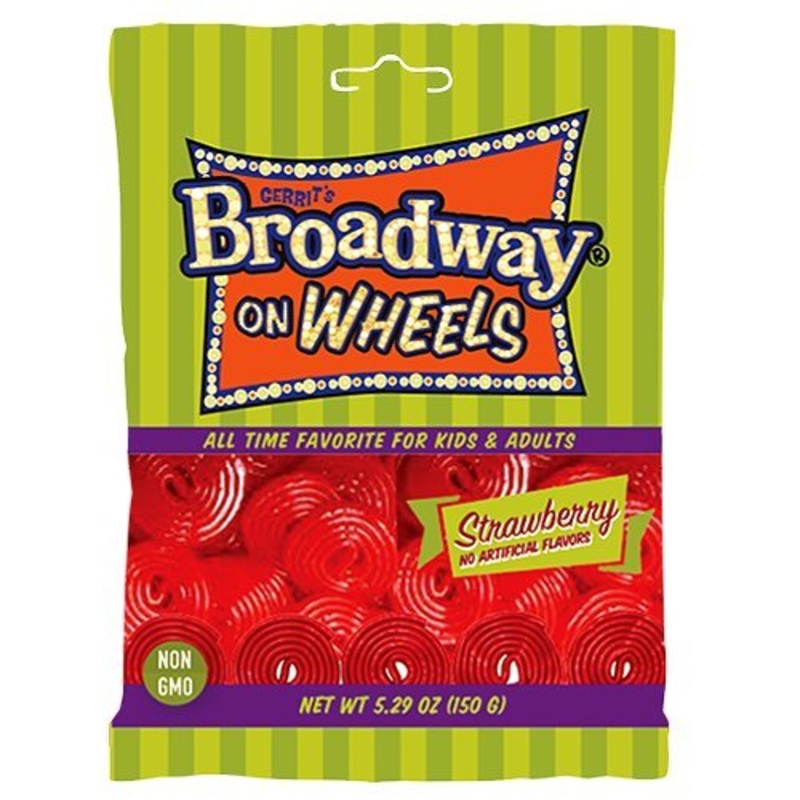 Gerrit’s Broadway Strawberry Wheels Bag 5.29oz X 12 Units