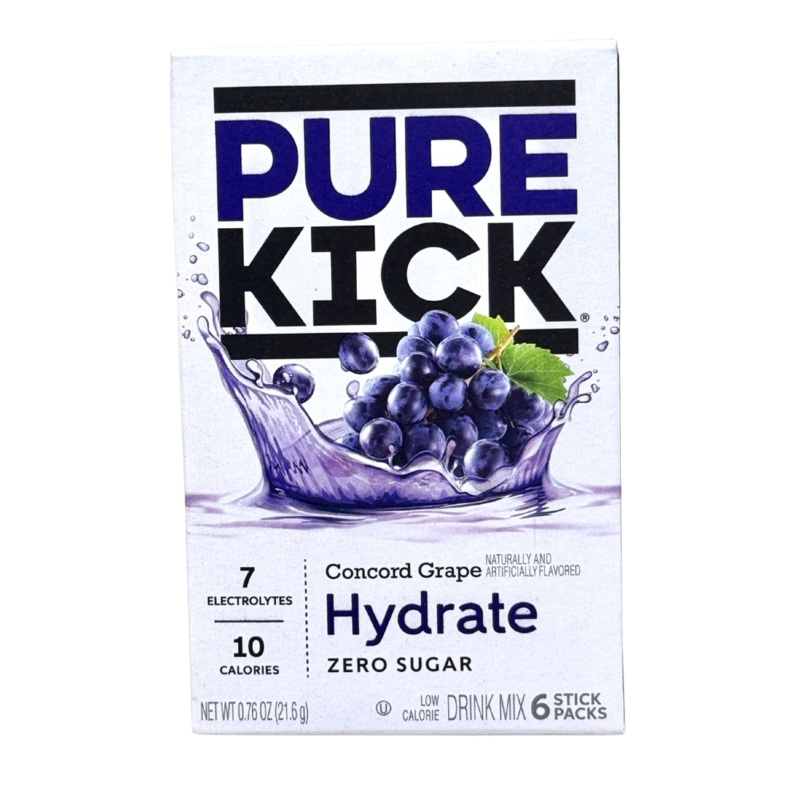 Singles To Go Pure Kick Energy Concord Grape