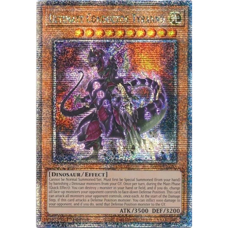 Ultimate Conductor Tyranno (1st Edition) (Quarter Century Secret Rare) – RA04-EN287