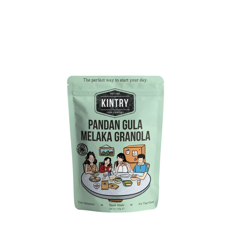 KINTRY PANDAN GULA MELAKA GRANOLA 200G