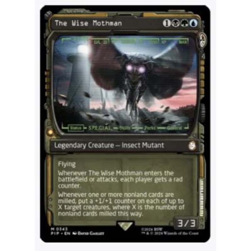 The Wise Mothman (Showcase) – Universes Beyond: Fallout – #0343