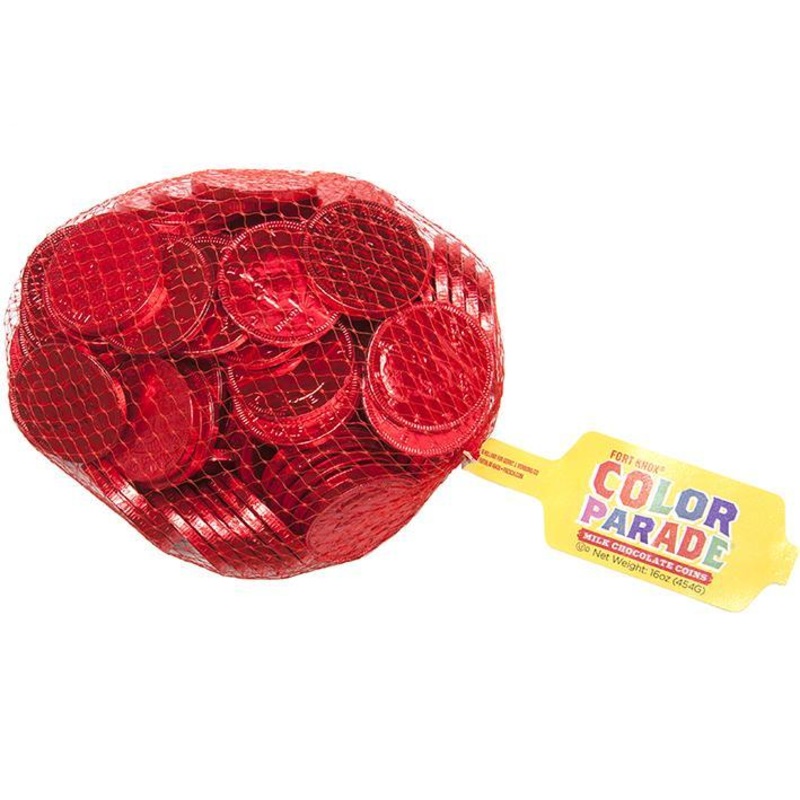 Milk Chocolate Coins  Red