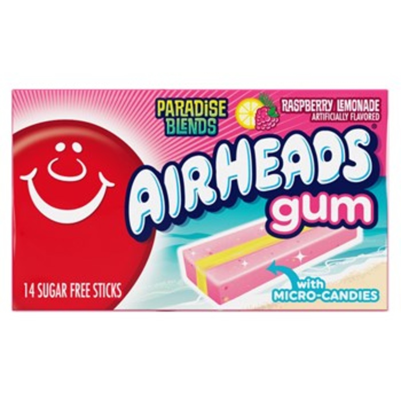 Airheads Gum – Raspberry Lemonade 1.185oz X 12 Units