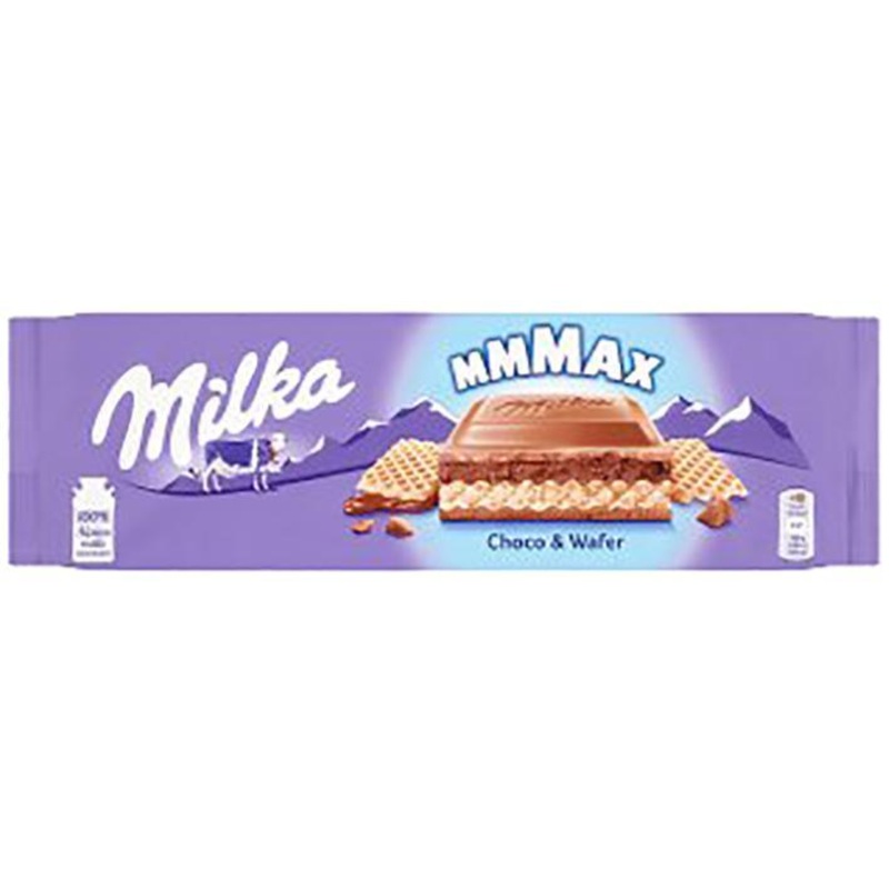 Milka MMMAX Choco & Wafer  300g Bar