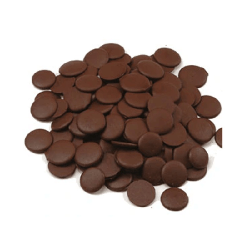 Wilbur W755 Dark Confectionary Coating Wafer 24 (90 Viscosity) 50 lb CTN (spot pricing, price subject to change with no notice)