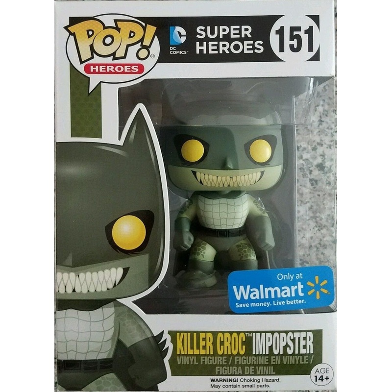 (DAMAGED BOX) Funko Pop! DC Comics Super Heroes – Killer Croc Imposter #151 (Walmart Exclusive)