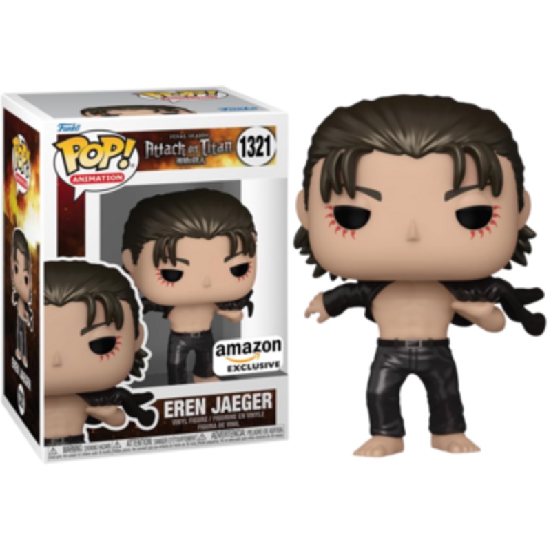Funko Pop! Animation: Attack on Titan – Eren Jaeger (Amazon) #1321