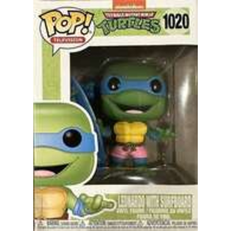 Funko Pop! Television: Teenage Mutant Ninja Turtles – Leonardo with Surfboard #1020