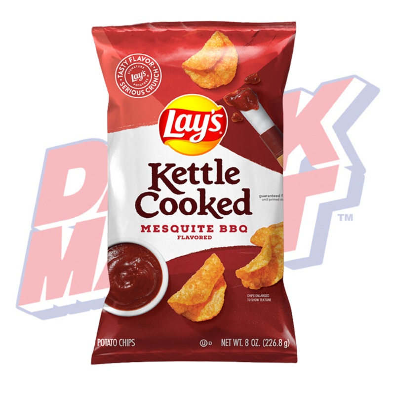 Lay’s Kettle Cooked Mesquite BBQ Flavored – 8oz