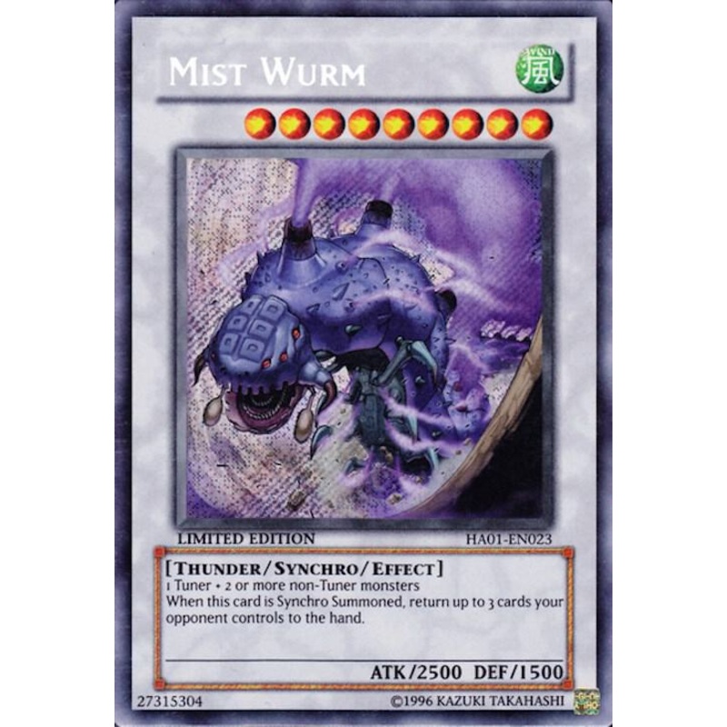 Mist Wurm (Unlimited) (Secret Rare) – Hidden Arsenal HA01-EN023