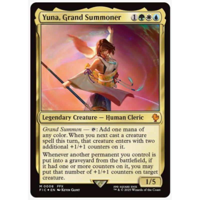 Yuna, Grand Summoner (Foil) – Commander: Final Fantasy – #0008