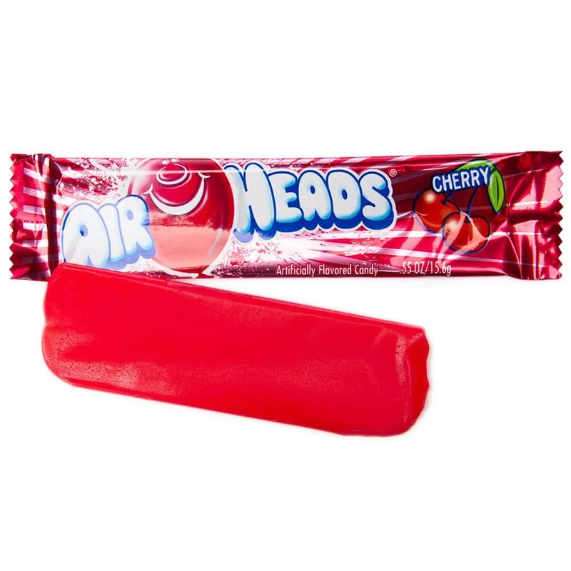 AirHeads Taffy Candy Bars – Cherry: 36-Piece Box