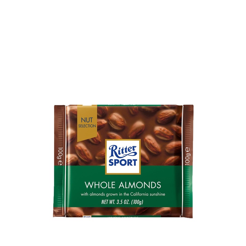 RITTER SPORT WHOLE ALMOND 100GM