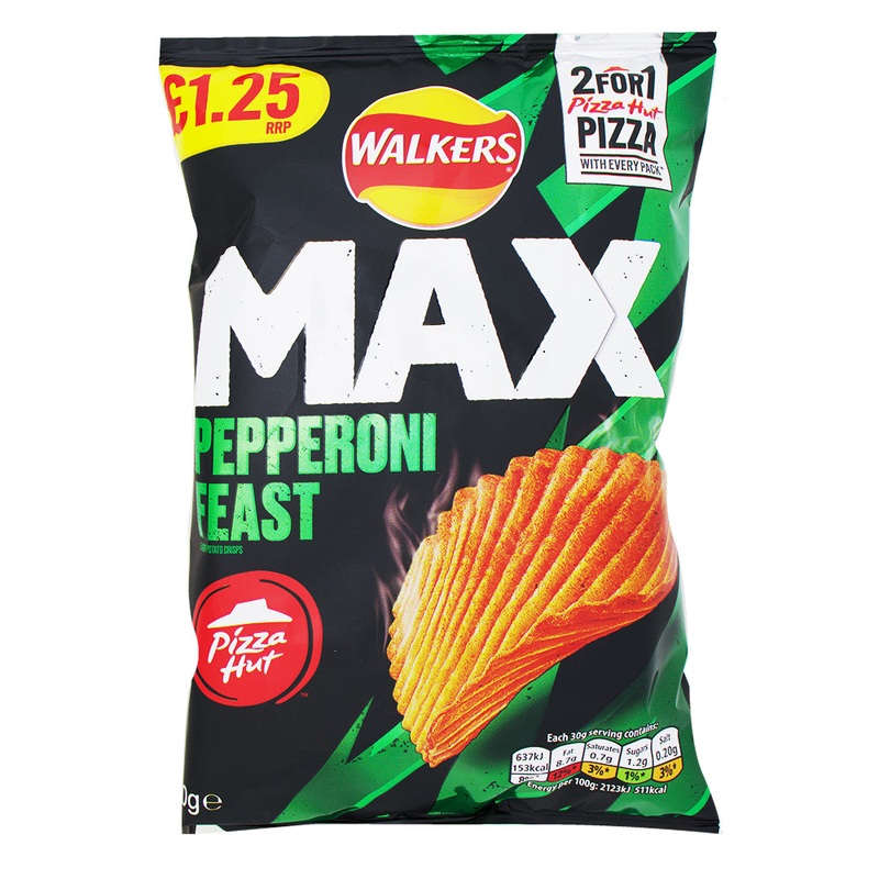 Walkers Pizza Hut Pepperoni Feast – 70g