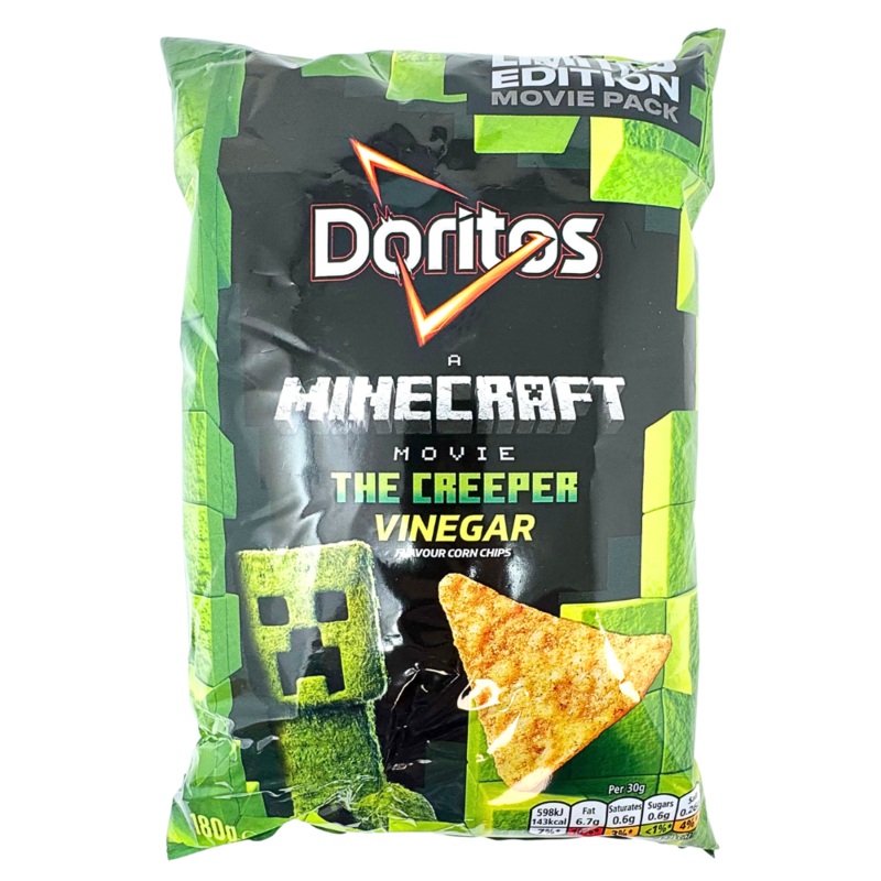 Doritos Minecraft The Creeper Vinegar Chips (UK) – 180g