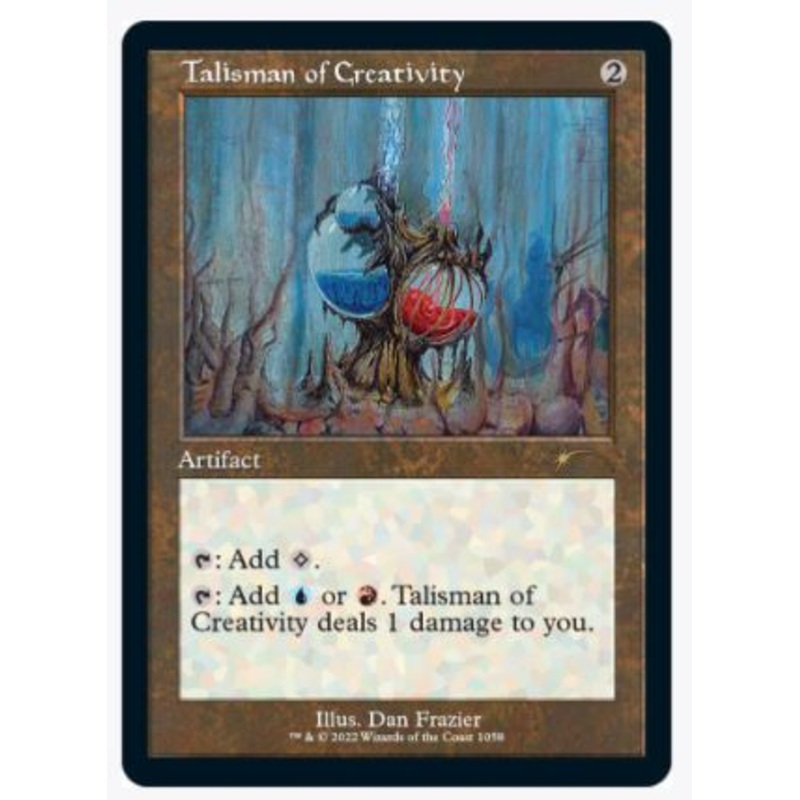Talisman of Creativity (Retro Frame) (Foil Etched) – Secret Lair Drop Series – #1058