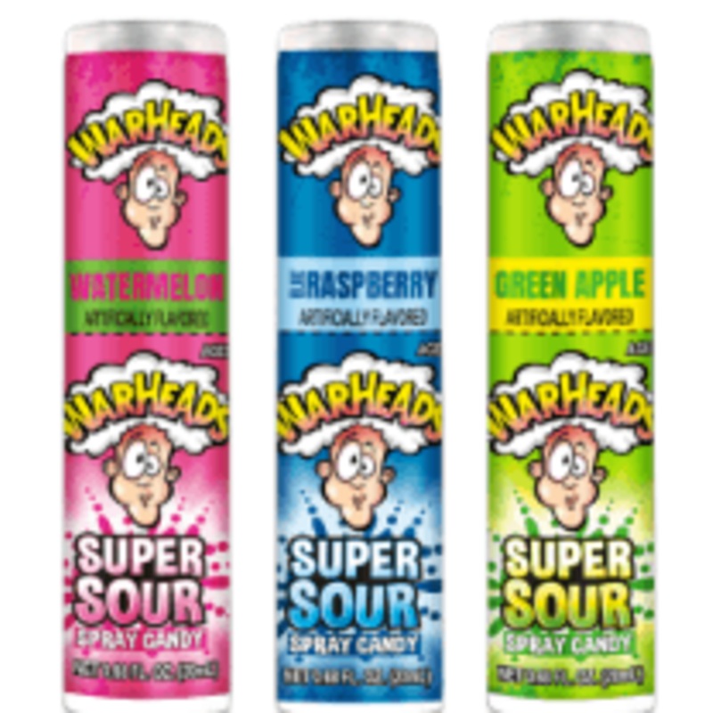 Warheads Super Sour Spray Candy 12ct