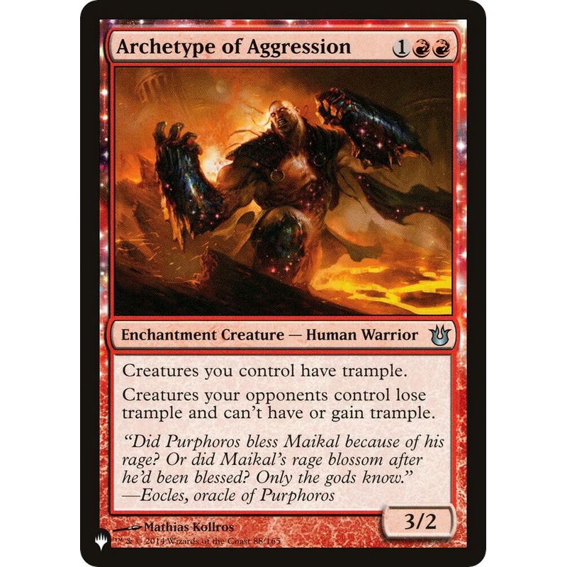 Archetype of Aggression – The List Reprints – #88/165