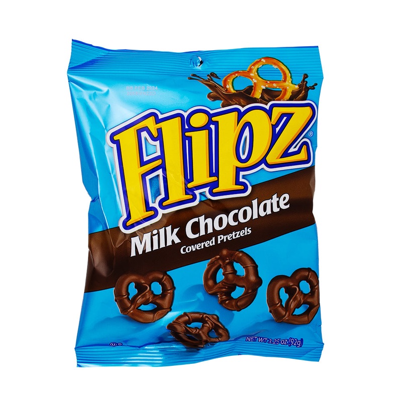 Flipz Milk Chocolate Covered Pretzels – 3.25oz