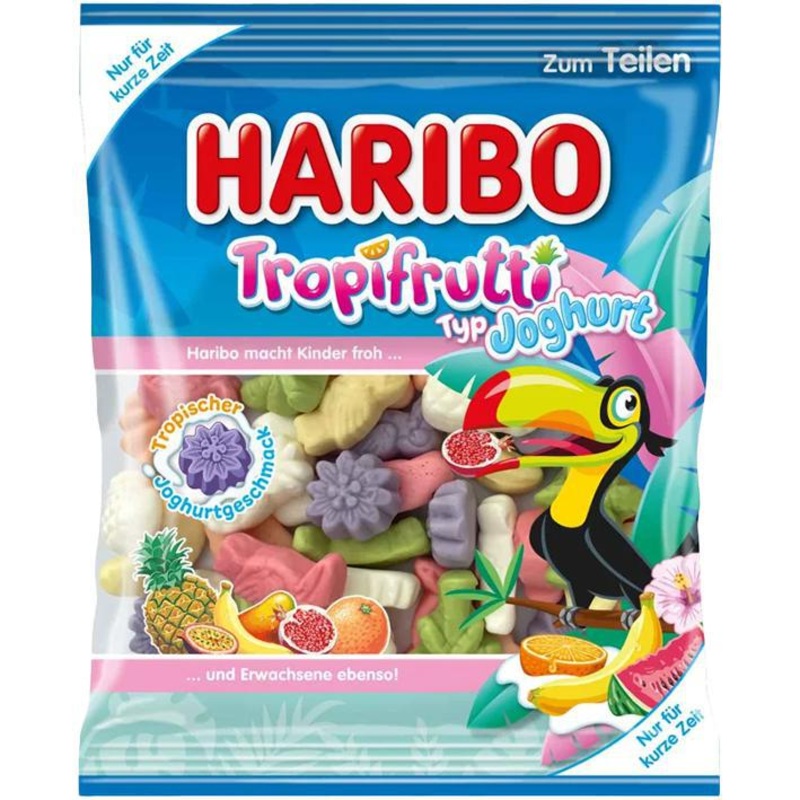German Haribo Tropifrutti Joghurt (Tropical Fruit Yogurt Gummies)