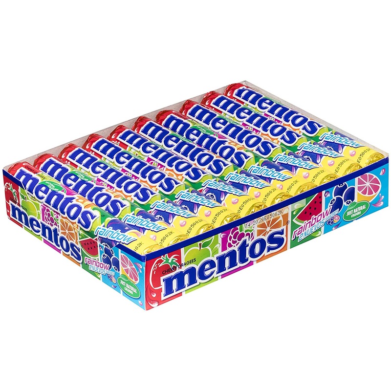 Mentos Rainbow 38g X 20 Units